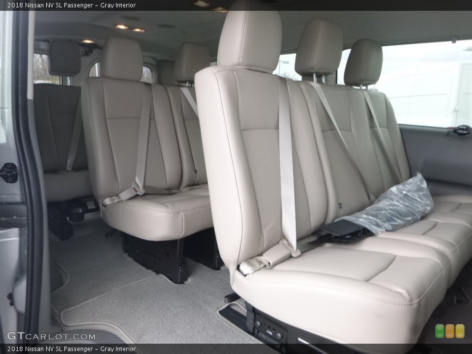 Gray Interior Rear Seat for the 2018 Nissan NV SL Passenger #126430351