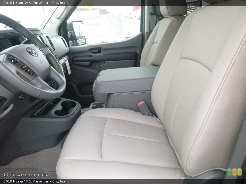 Gray 2018 Nissan NV Interiors