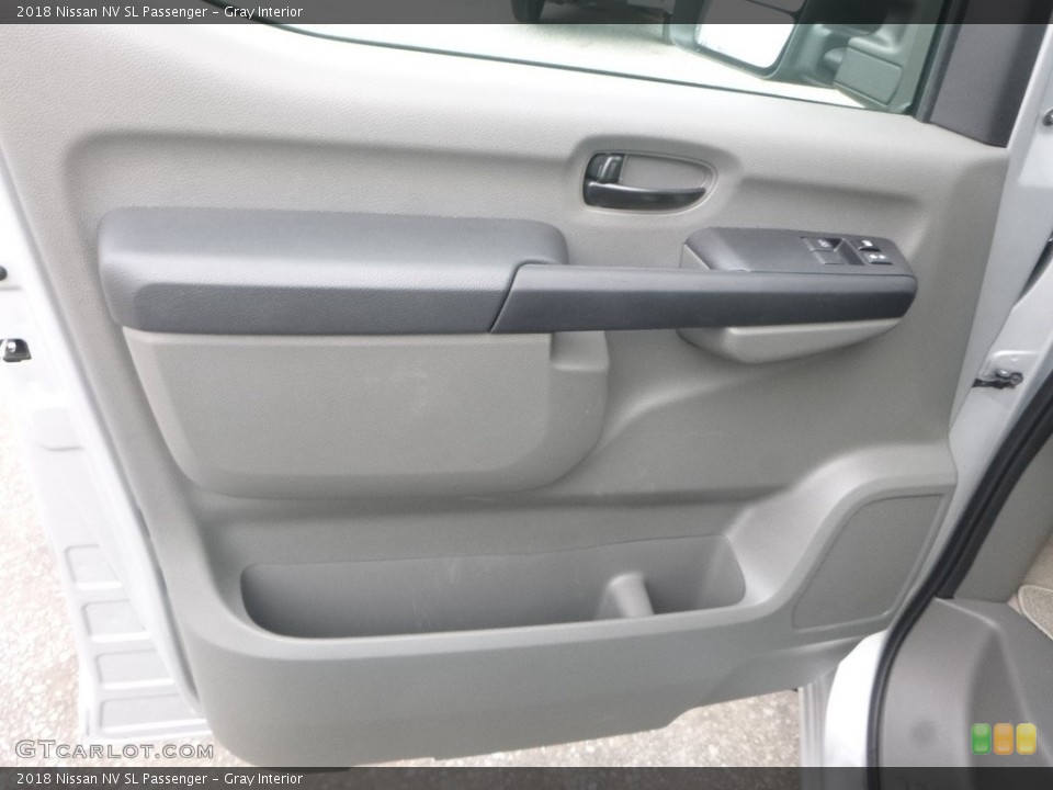 Gray Interior Door Panel for the 2018 Nissan NV SL Passenger #126430393