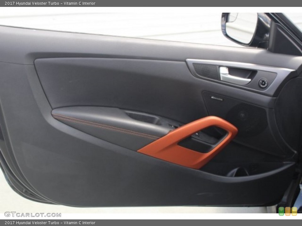 Vitamin C Interior Door Panel for the 2017 Hyundai Veloster Turbo #126431854