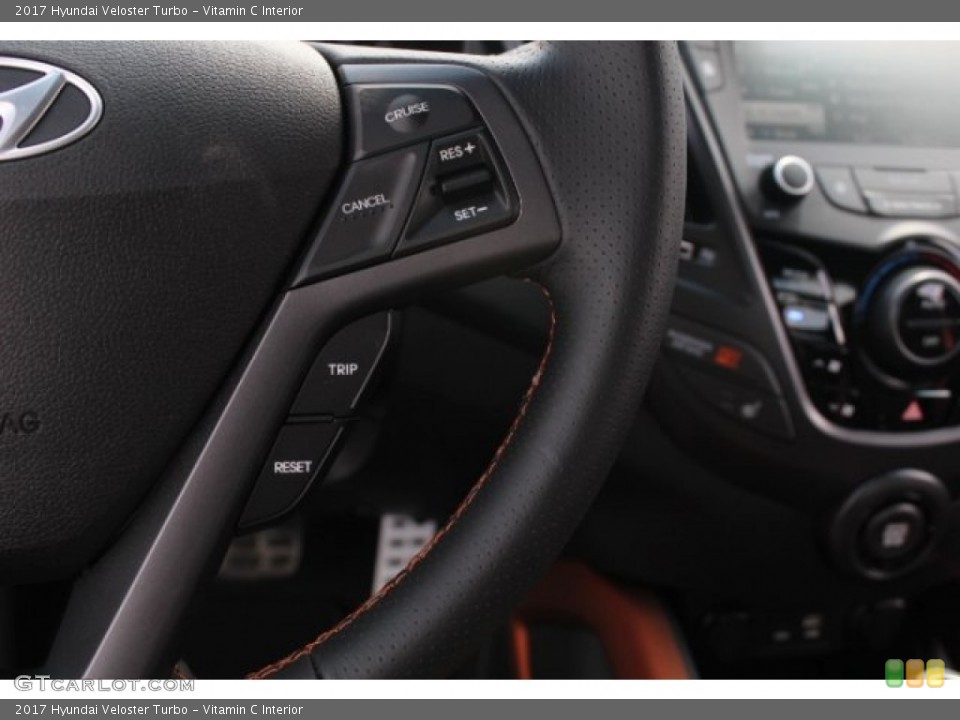 Vitamin C Interior Steering Wheel for the 2017 Hyundai Veloster Turbo #126431929
