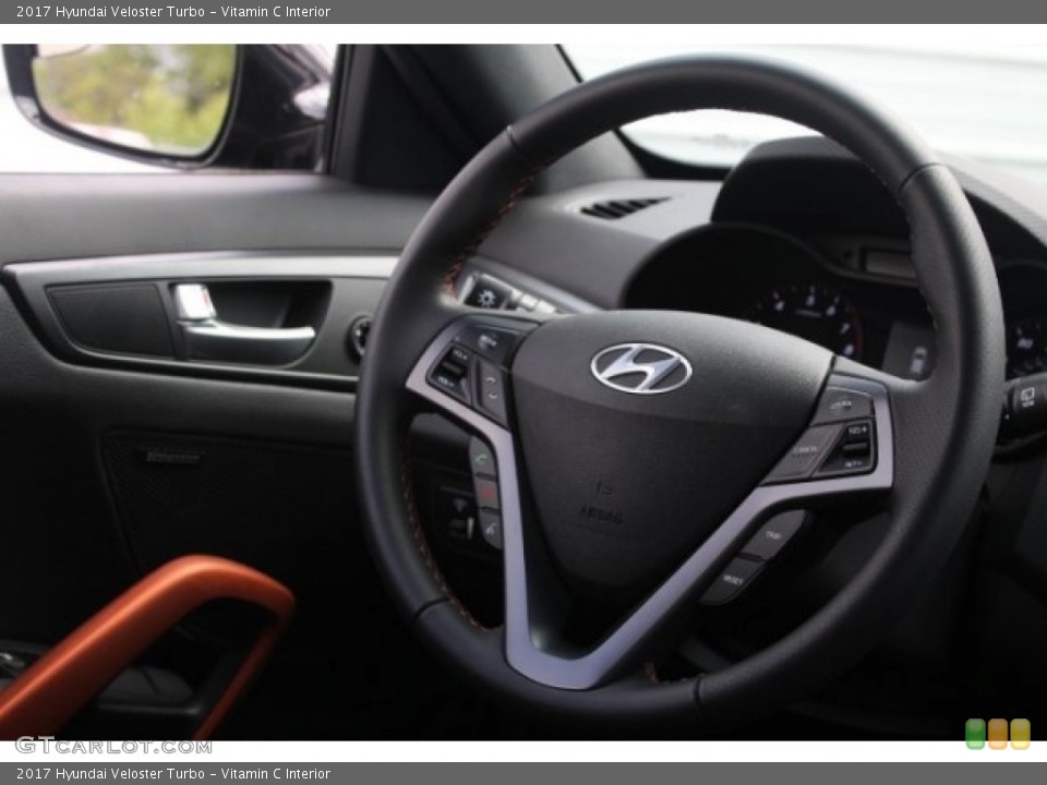 Vitamin C Interior Steering Wheel for the 2017 Hyundai Veloster Turbo #126432010