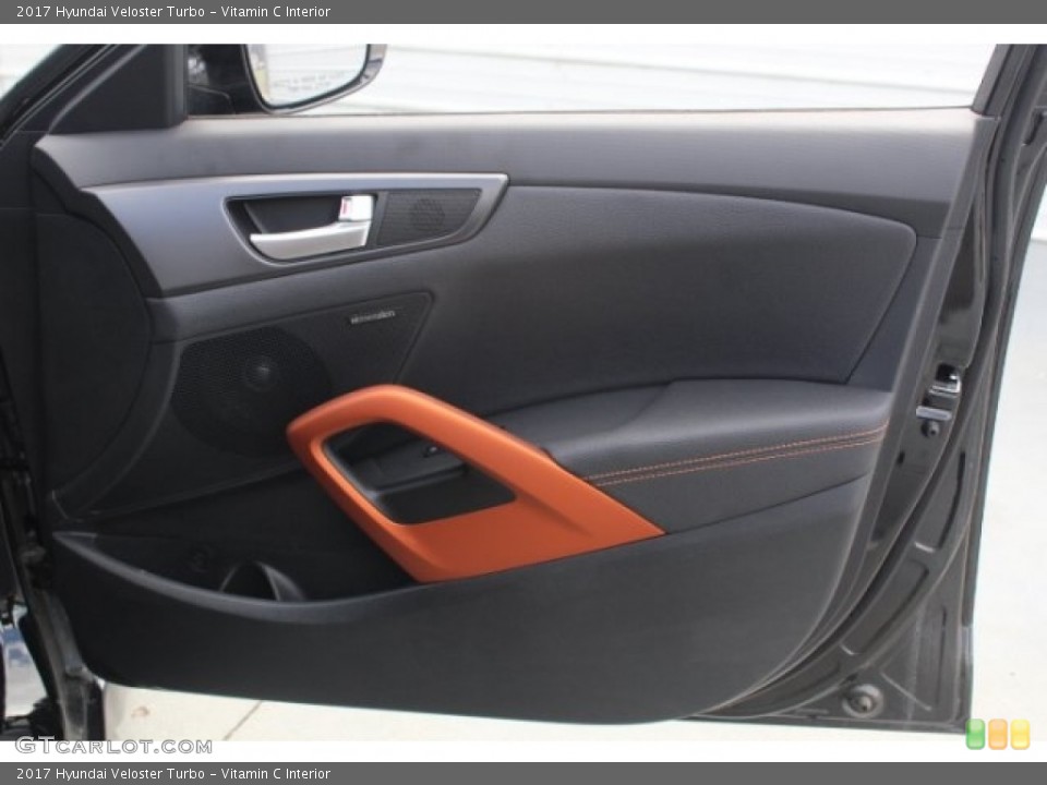 Vitamin C Interior Door Panel for the 2017 Hyundai Veloster Turbo #126432022