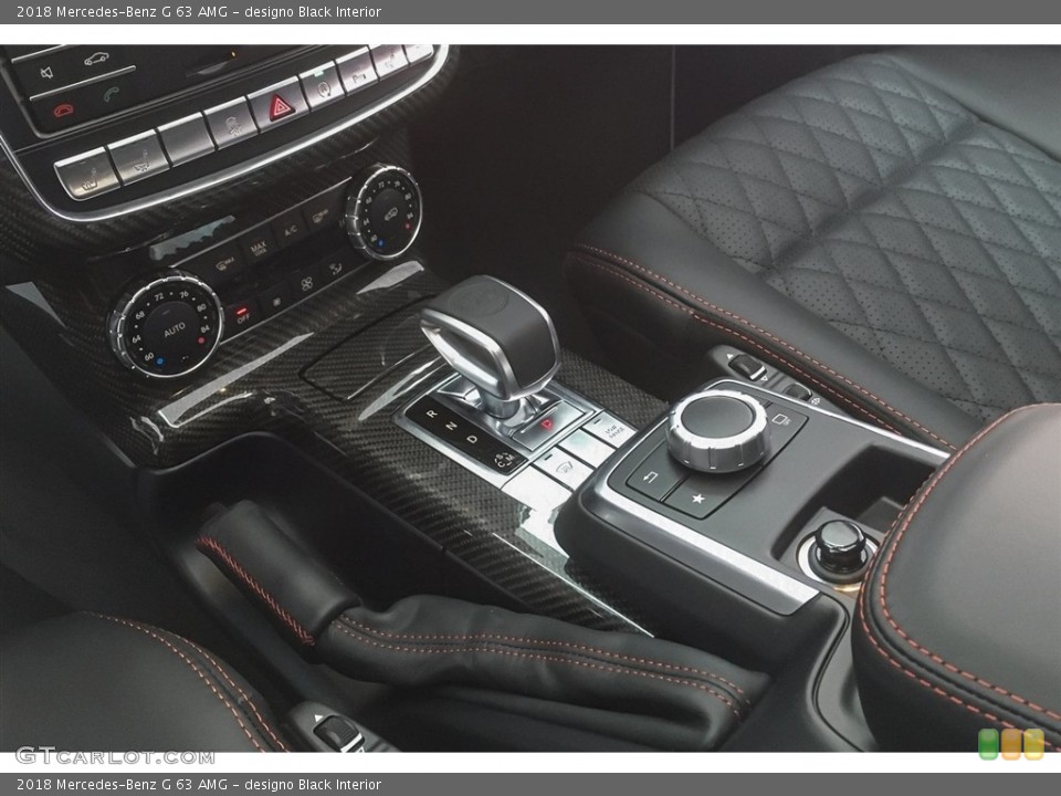 designo Black Interior Controls for the 2018 Mercedes-Benz G 63 AMG #126440035