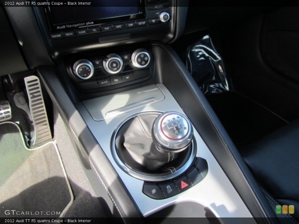 Black Interior Transmission for the 2012 Audi TT RS quattro Coupe #126451348