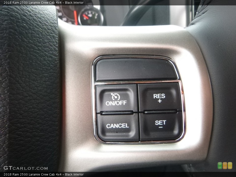 Black Interior Controls for the 2018 Ram 2500 Laramie Crew Cab 4x4 #126460888