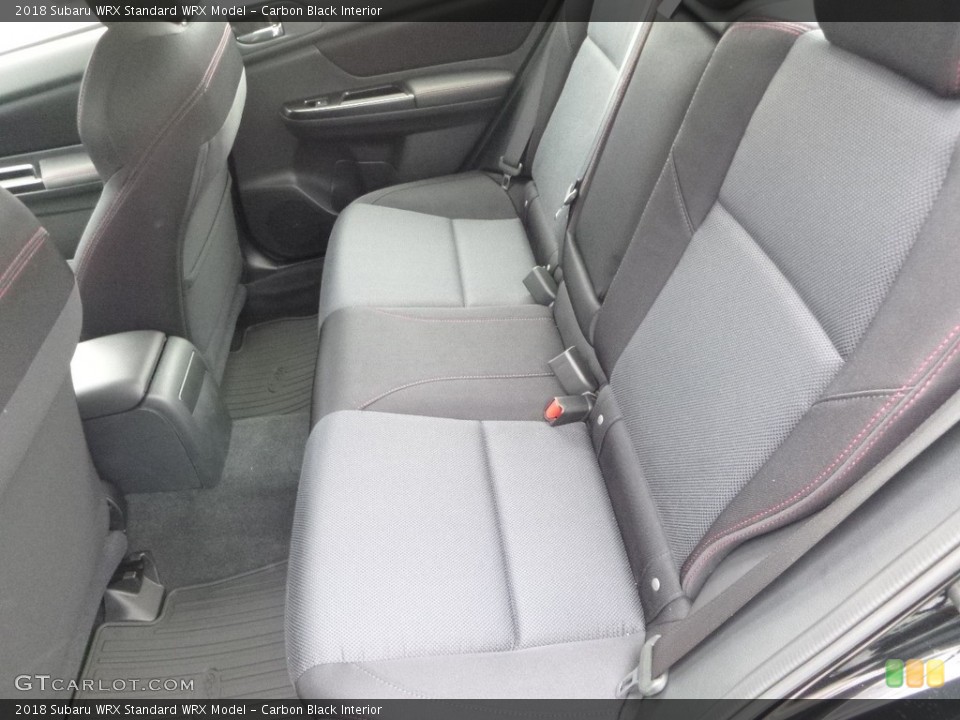 Carbon Black Interior Rear Seat for the 2018 Subaru WRX  #126472673