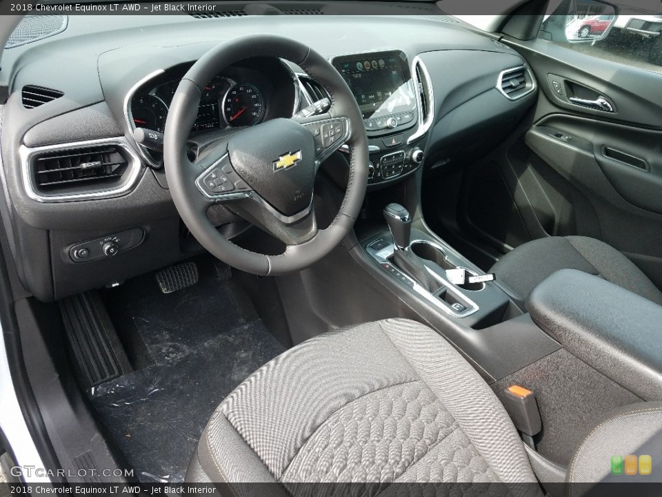 Jet Black Interior Photo for the 2018 Chevrolet Equinox LT AWD #126475025