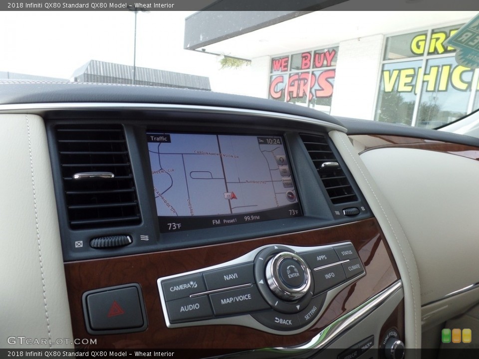 Wheat Interior Navigation for the 2018 Infiniti QX80  #126494366