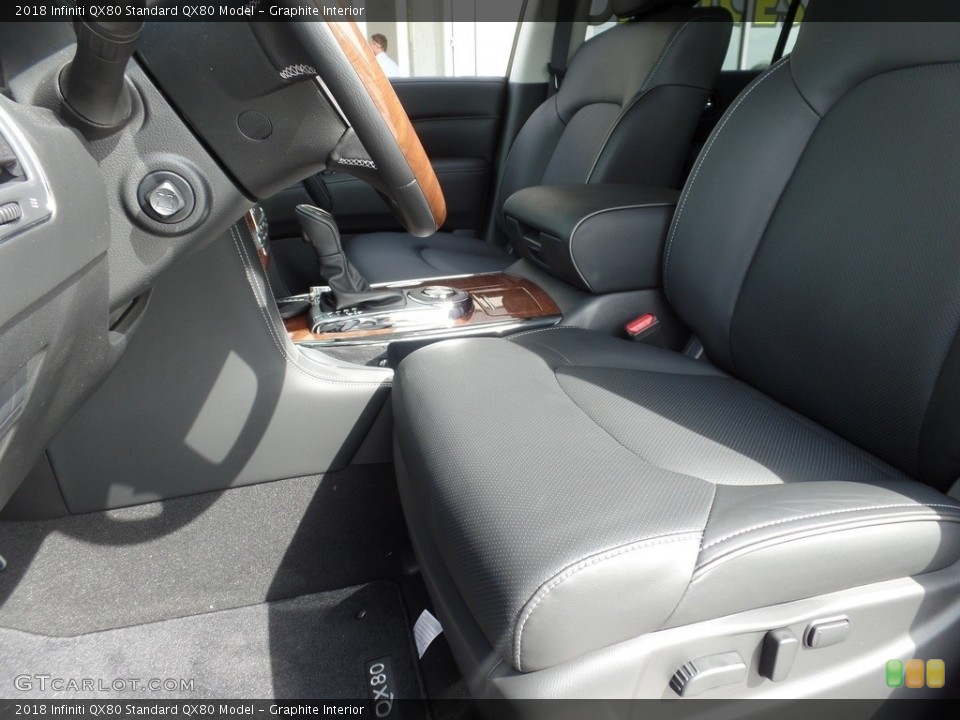 Graphite Interior Front Seat for the 2018 Infiniti QX80  #126494747