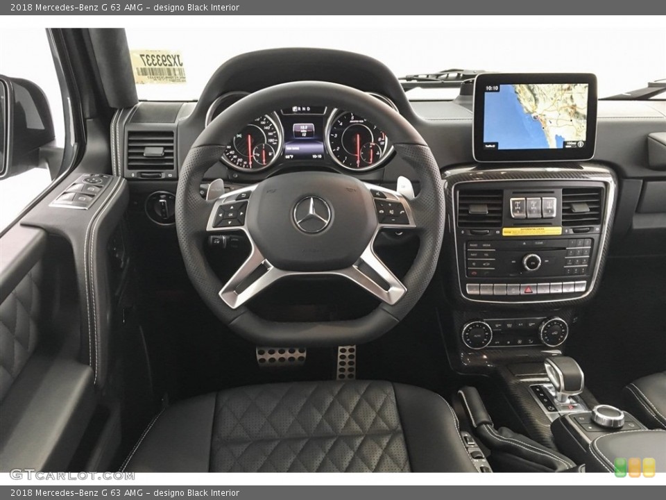 designo Black Interior Dashboard for the 2018 Mercedes-Benz G 63 AMG #126502280