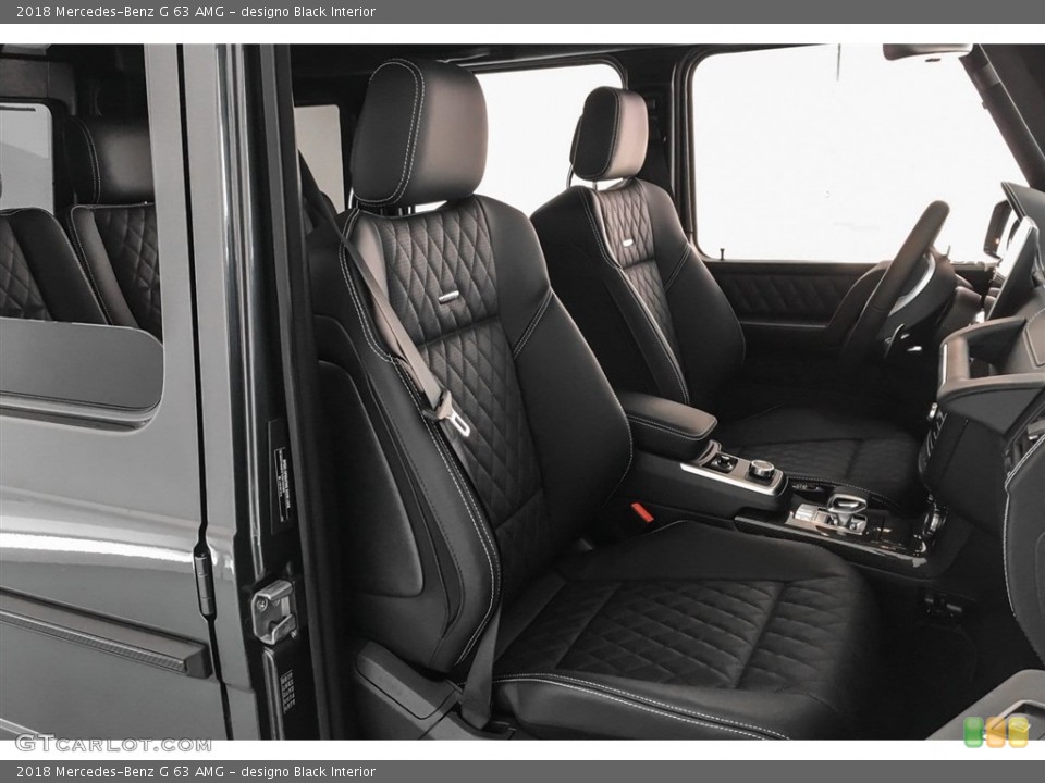 designo Black Interior Front Seat for the 2018 Mercedes-Benz G 63 AMG #126502343