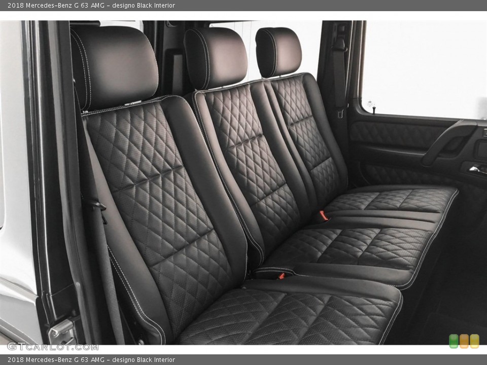 designo Black Interior Rear Seat for the 2018 Mercedes-Benz G 63 AMG #126502631