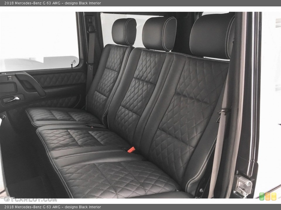 designo Black Interior Rear Seat for the 2018 Mercedes-Benz G 63 AMG #126502688