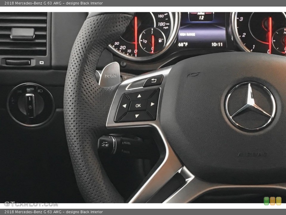 designo Black Interior Steering Wheel for the 2018 Mercedes-Benz G 63 AMG #126502721
