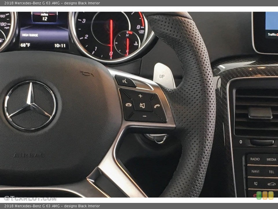 designo Black Interior Steering Wheel for the 2018 Mercedes-Benz G 63 AMG #126502748