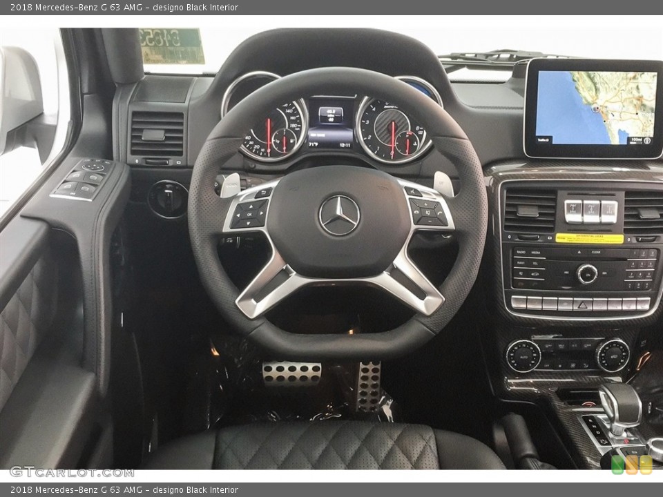 designo Black Interior Steering Wheel for the 2018 Mercedes-Benz G 63 AMG #126503303