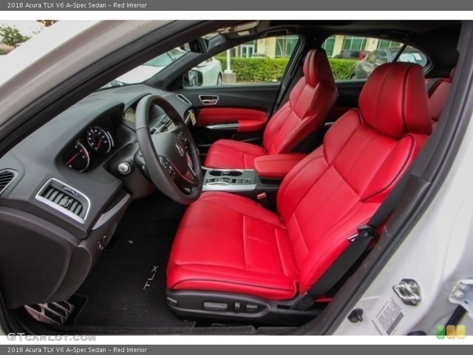 Red Interior Front Seat for the 2018 Acura TLX V6 A-Spec Sedan #126508496