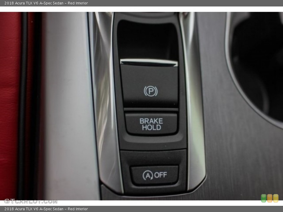 Red Interior Controls for the 2018 Acura TLX V6 A-Spec Sedan #126508676
