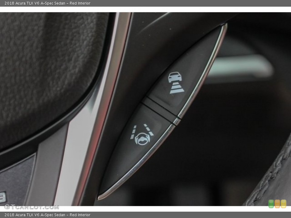 Red Interior Controls for the 2018 Acura TLX V6 A-Spec Sedan #126508727