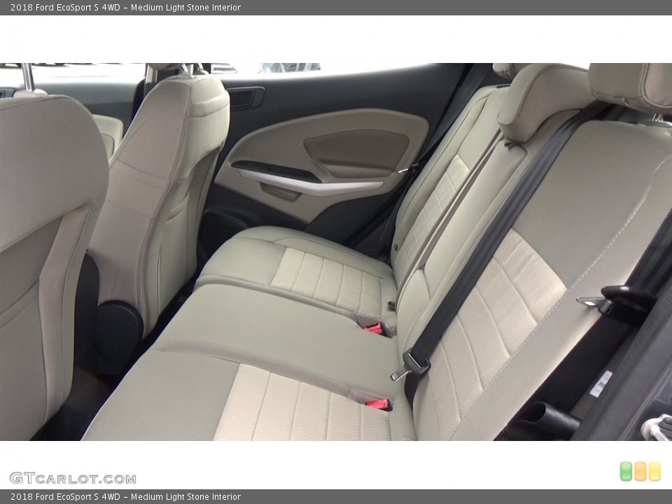 Medium Light Stone Interior Rear Seat for the 2018 Ford EcoSport S 4WD #126510590