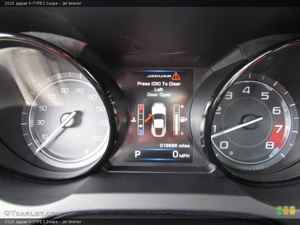 Jet Interior Gauges for the 2015 Jaguar F-TYPE S Coupe #126517323