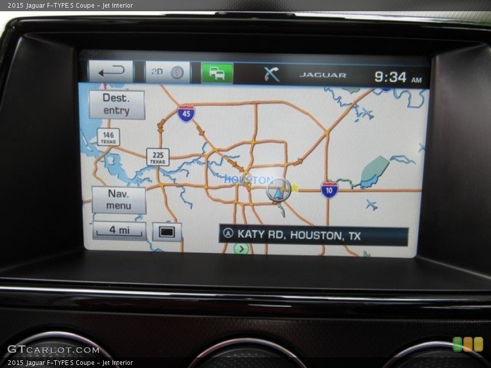 Jet Interior Navigation for the 2015 Jaguar F-TYPE S Coupe #126517356