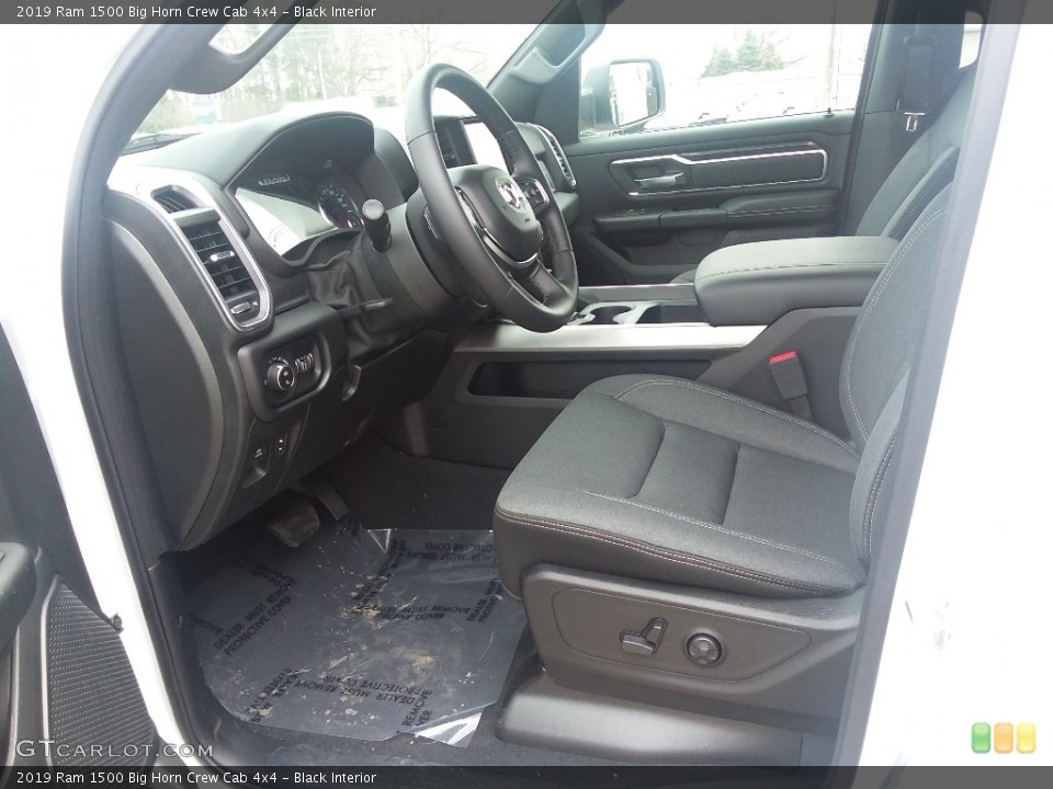 Black Interior Photo for the 2019 Ram 1500 Big Horn Crew Cab 4x4 #126521574