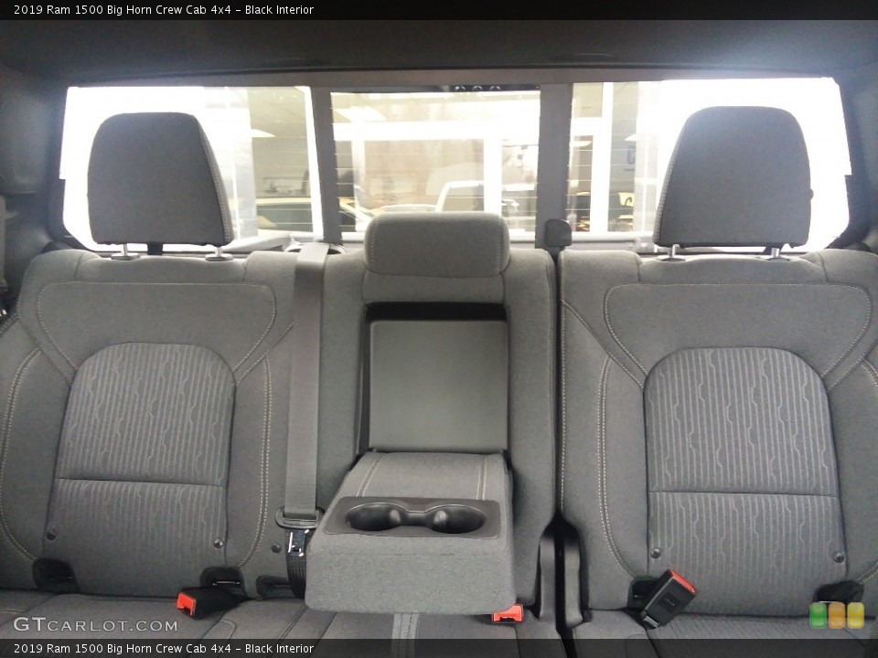 Black Interior Rear Seat for the 2019 Ram 1500 Big Horn Crew Cab 4x4 #126521936
