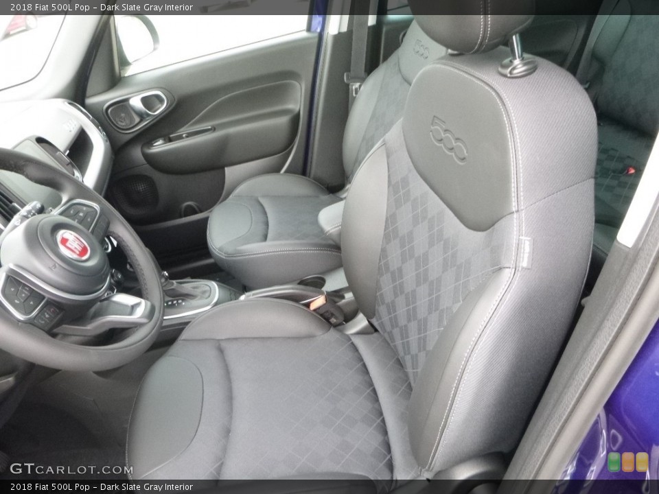 Dark Slate Gray 2018 Fiat 500L Interiors