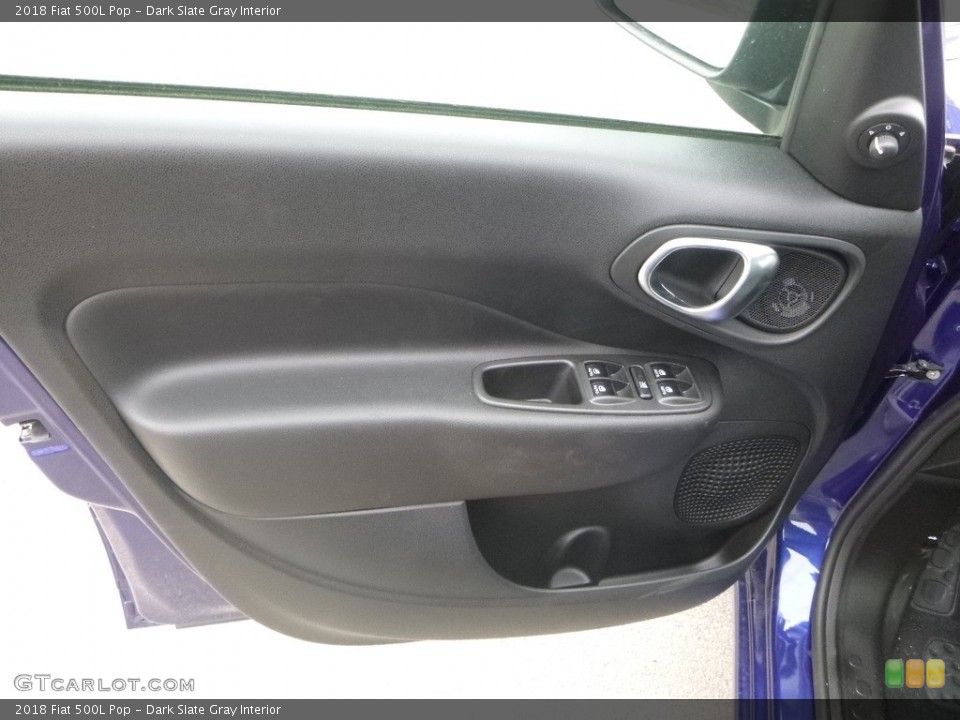 Dark Slate Gray Interior Door Panel for the 2018 Fiat 500L Pop #126522251