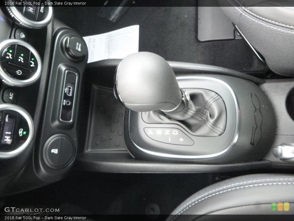 Dark Slate Gray Interior Transmission for the 2018 Fiat 500L Pop #126522413