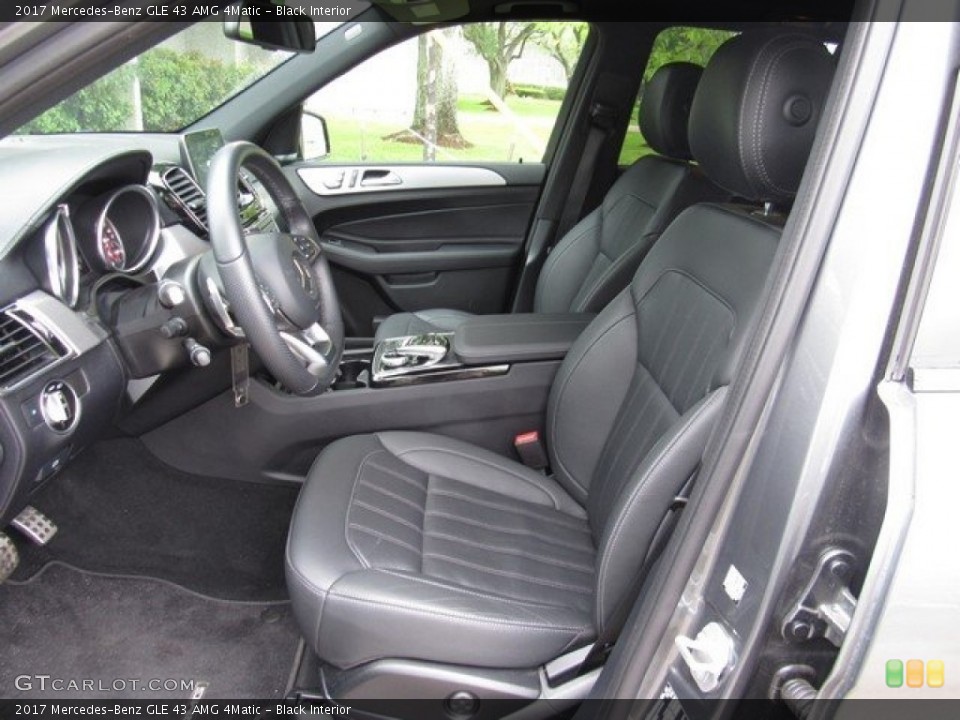 Black Interior Front Seat for the 2017 Mercedes-Benz GLE 43 AMG 4Matic #126523520