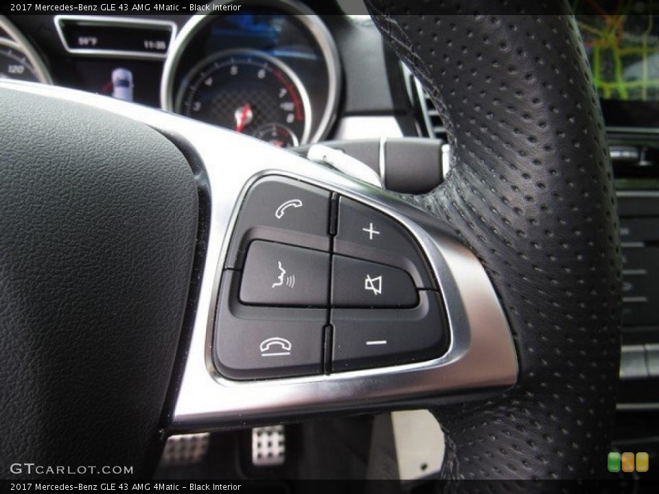 Black Interior Controls for the 2017 Mercedes-Benz GLE 43 AMG 4Matic #126524033