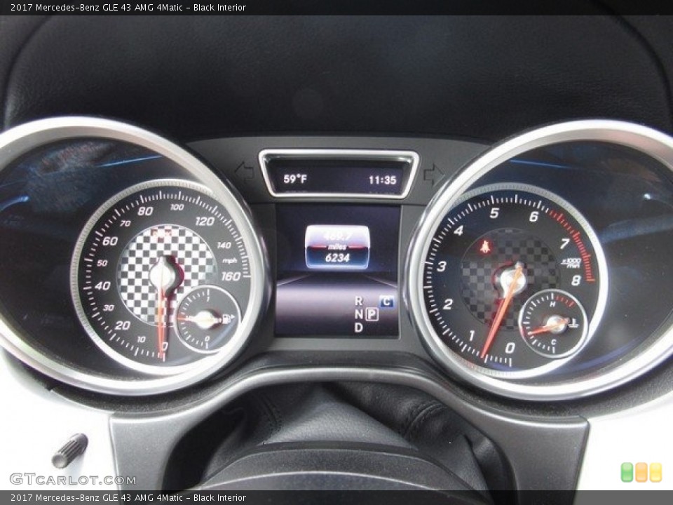 Black Interior Gauges for the 2017 Mercedes-Benz GLE 43 AMG 4Matic #126524056