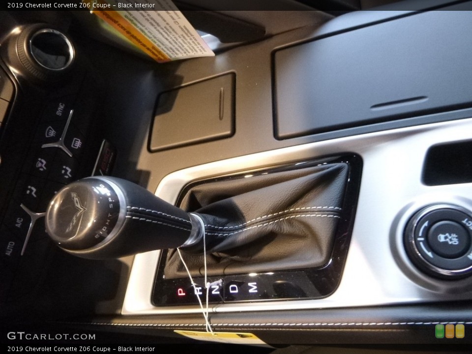 Black Interior Transmission for the 2019 Chevrolet Corvette Z06 Coupe #126524774