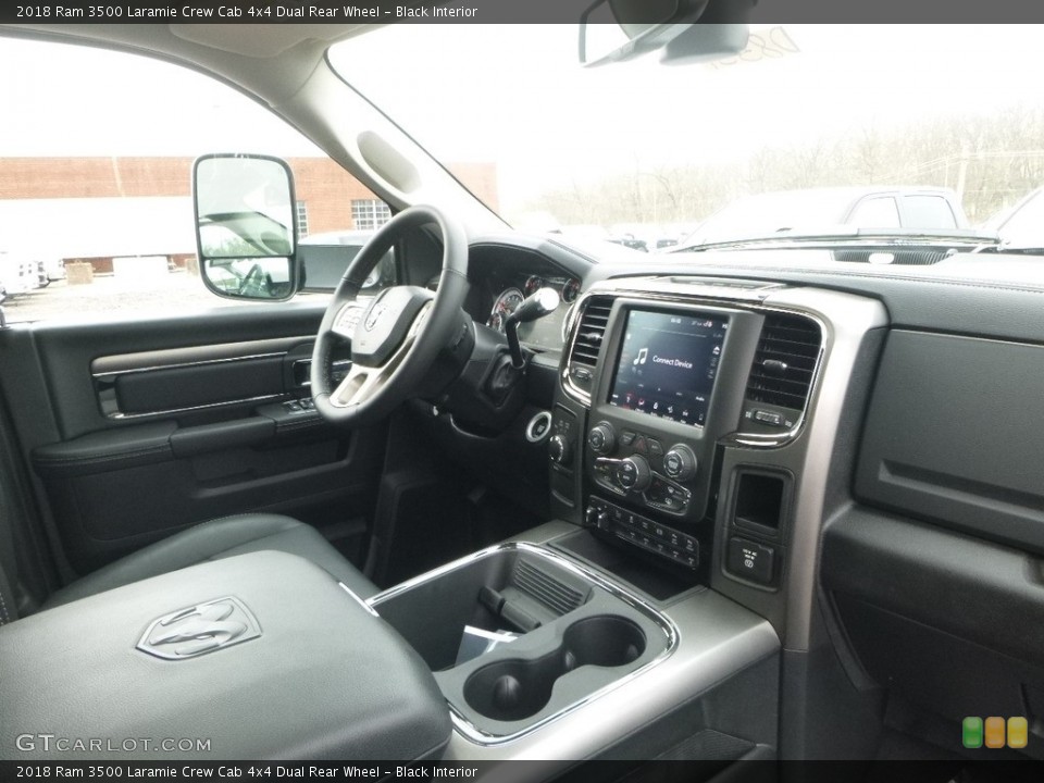 Black Interior Dashboard for the 2018 Ram 3500 Laramie Crew Cab 4x4 Dual Rear Wheel #126526349
