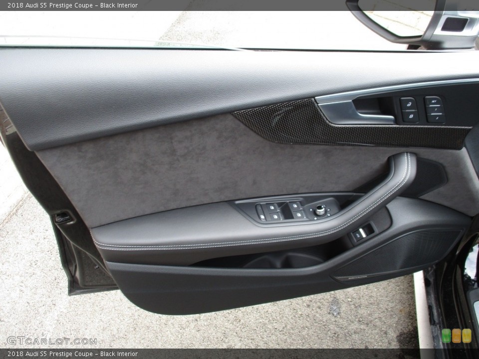 Black Interior Door Panel for the 2018 Audi S5 Prestige Coupe #126532949