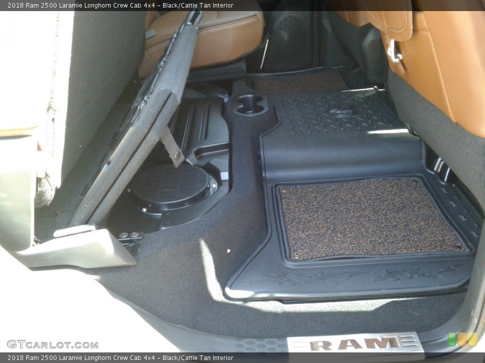 Black/Cattle Tan Interior Rear Seat for the 2018 Ram 2500 Laramie Longhorn Crew Cab 4x4 #126553865