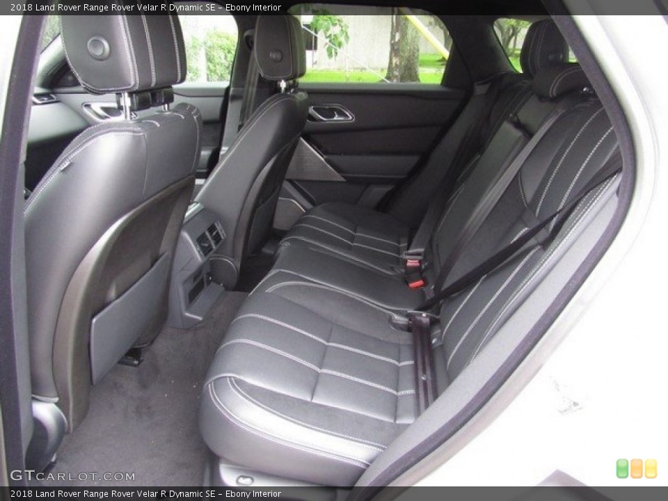 Ebony Interior Rear Seat for the 2018 Land Rover Range Rover Velar R Dynamic SE #126576377