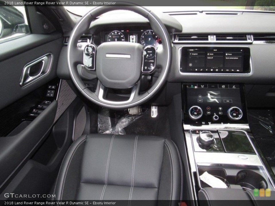 Ebony Interior Dashboard for the 2018 Land Rover Range Rover Velar R Dynamic SE #126576395