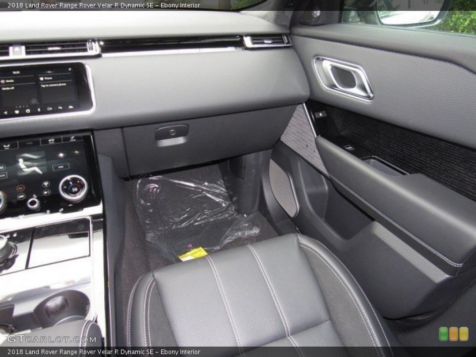 Ebony Interior Dashboard for the 2018 Land Rover Range Rover Velar R Dynamic SE #126576410