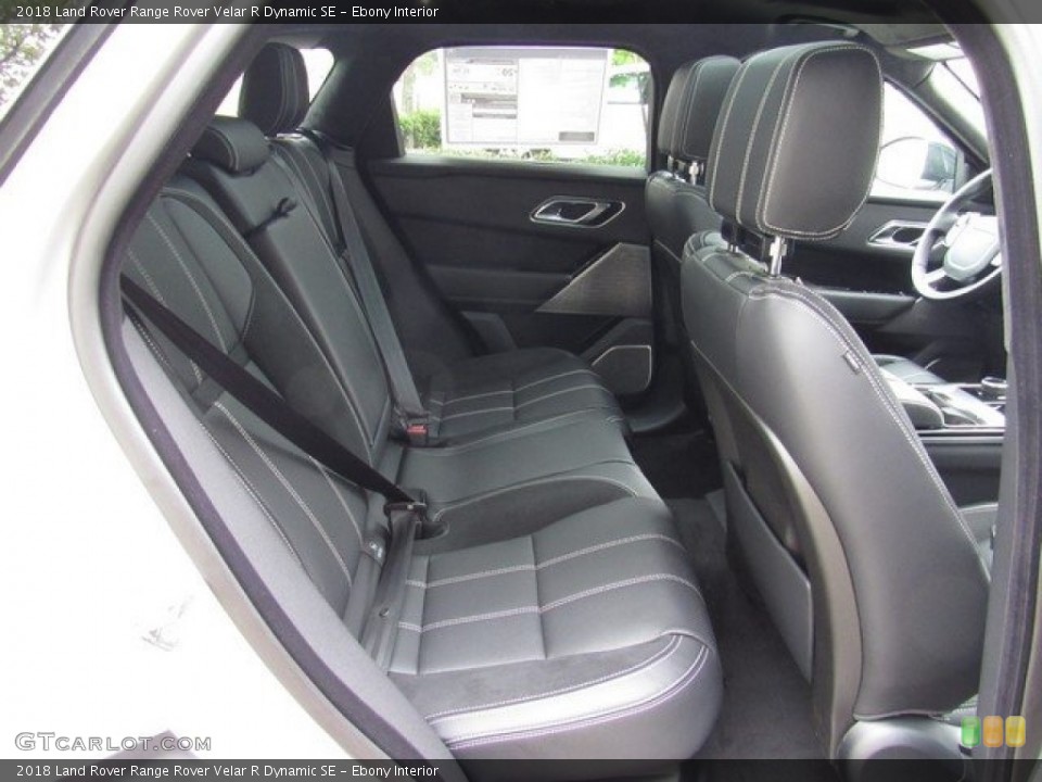 Ebony Interior Rear Seat for the 2018 Land Rover Range Rover Velar R Dynamic SE #126576458