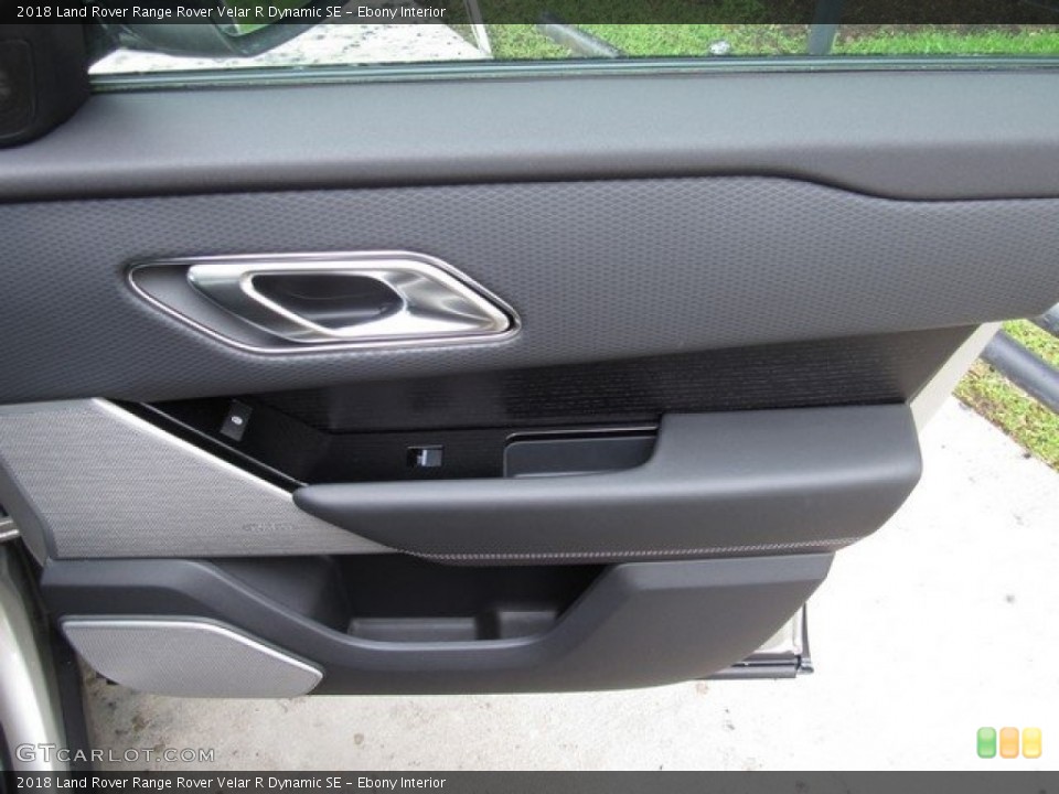 Ebony Interior Door Panel for the 2018 Land Rover Range Rover Velar R Dynamic SE #126576491