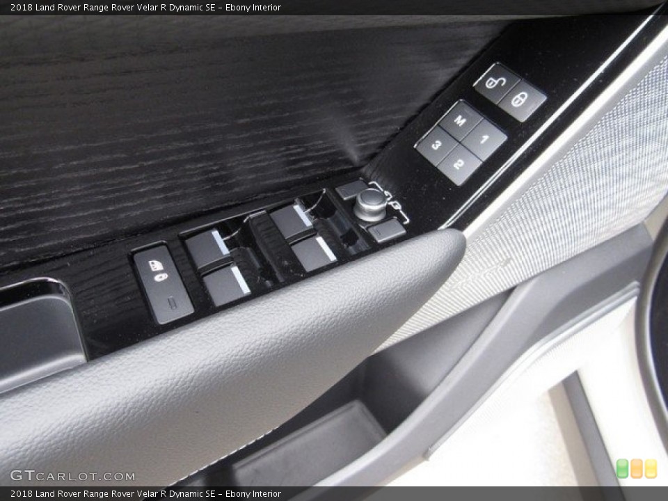 Ebony Interior Controls for the 2018 Land Rover Range Rover Velar R Dynamic SE #126576542