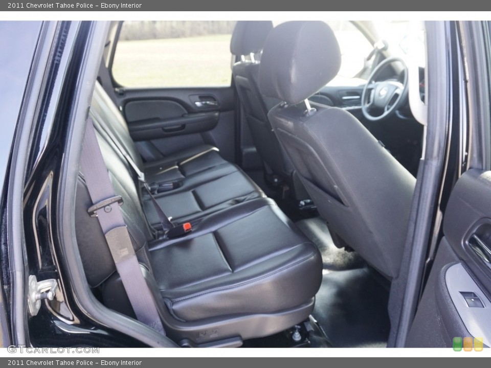 Ebony Interior Rear Seat for the 2011 Chevrolet Tahoe Police #126580376