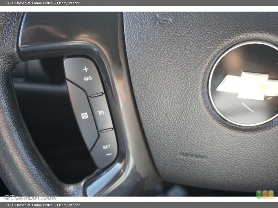 Ebony Interior Steering Wheel for the 2011 Chevrolet Tahoe Police #126580481