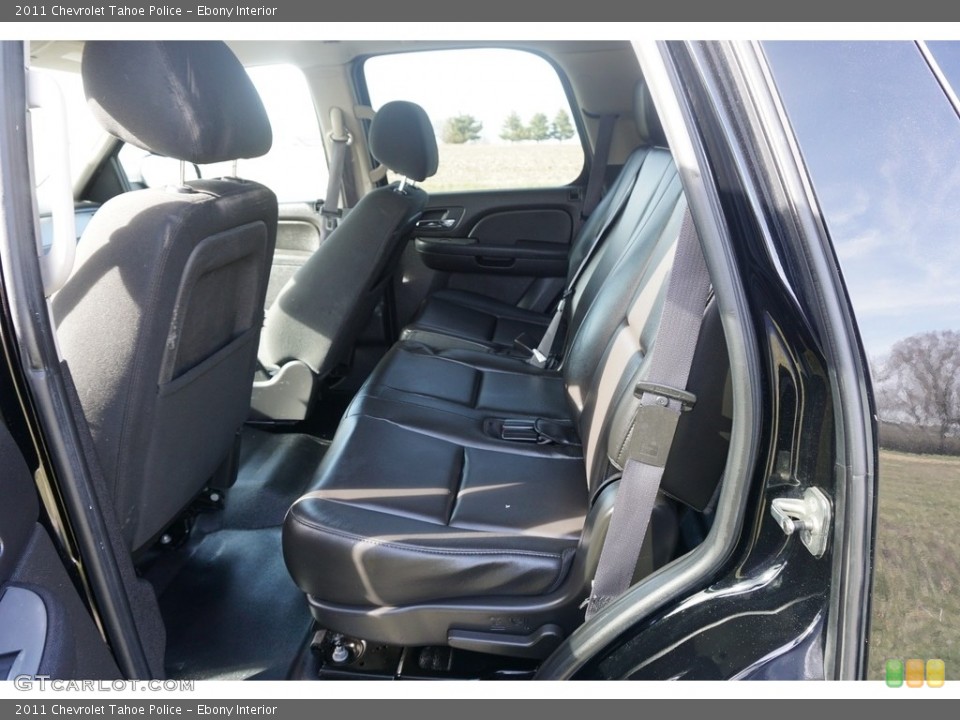 Ebony Interior Rear Seat for the 2011 Chevrolet Tahoe Police #126580532