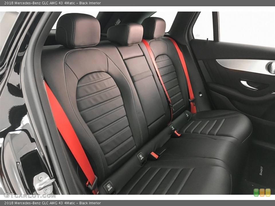 Black Interior Rear Seat for the 2018 Mercedes-Benz GLC AMG 43 4Matic #126580781