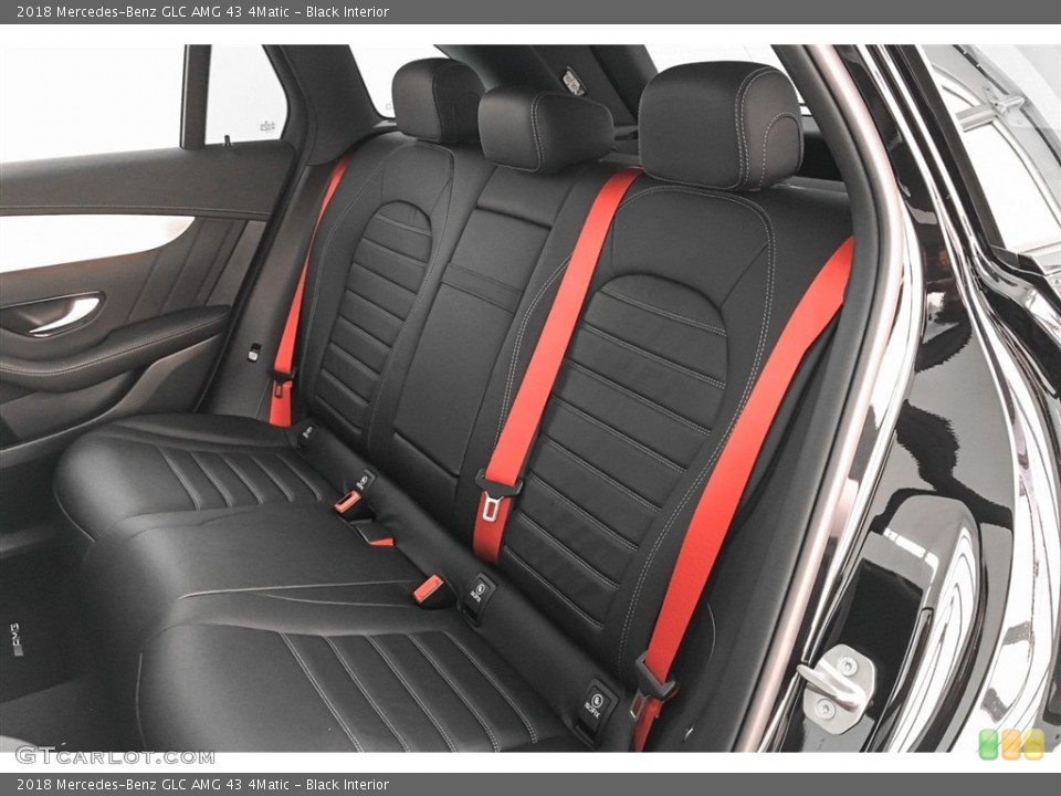Black Interior Rear Seat for the 2018 Mercedes-Benz GLC AMG 43 4Matic #126580826